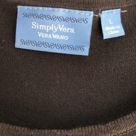 Vera Wang Sheer Knit Dress - Picture 7 of 10